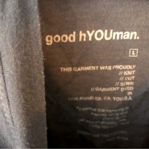 Good hYOUman “More” mantra. More, more more.- used Men’s T